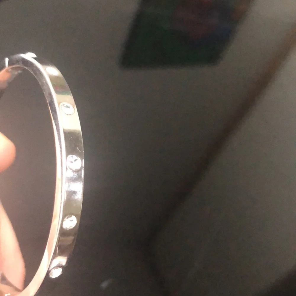 KATE SPADE HENGED RHINESTONE BANGLE - small wrist - Picture 2 of 7